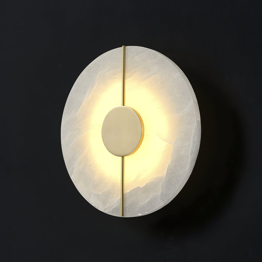 Artystyczna Lampa Ścienna z Alabastru