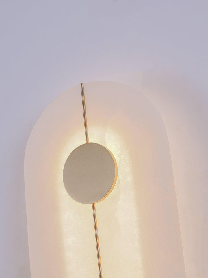 Artystyczna Lampa Ścienna z Alabastru