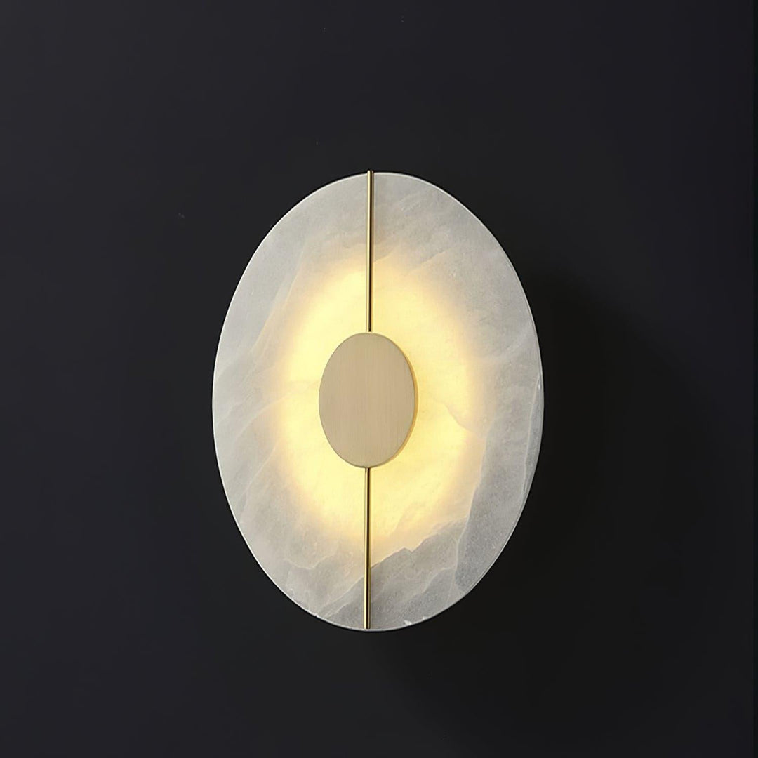 Artystyczna Lampa Ścienna z Alabastru
