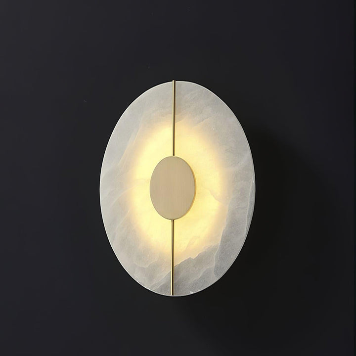 Artystyczna Lampa Ścienna z Alabastru