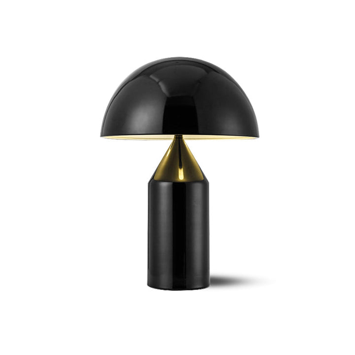 Mosiężna lampa stołowa Dorsey w kształcie grzyba