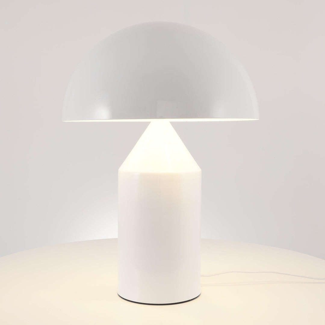 Mosiężna lampa stołowa Dorsey w kształcie grzyba