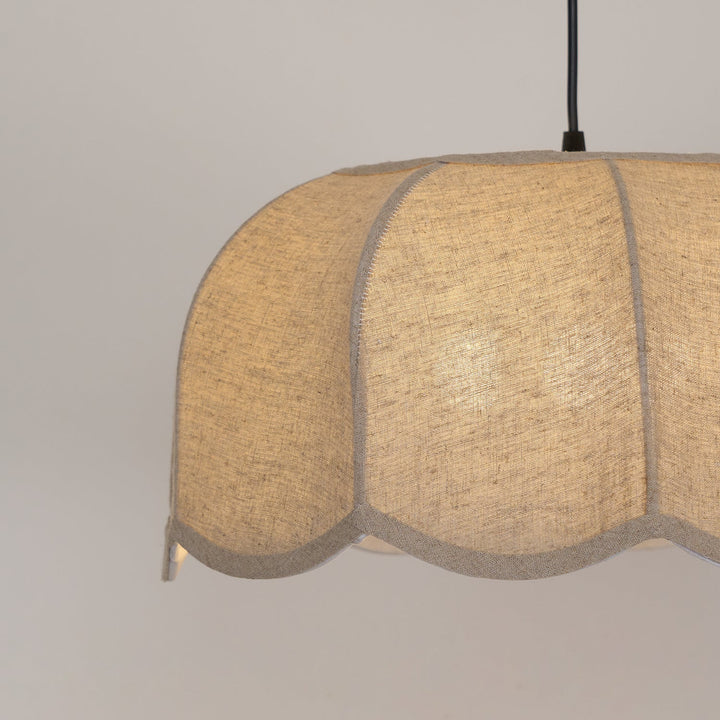 Lampa Wisząca z Liścia Bananowca
