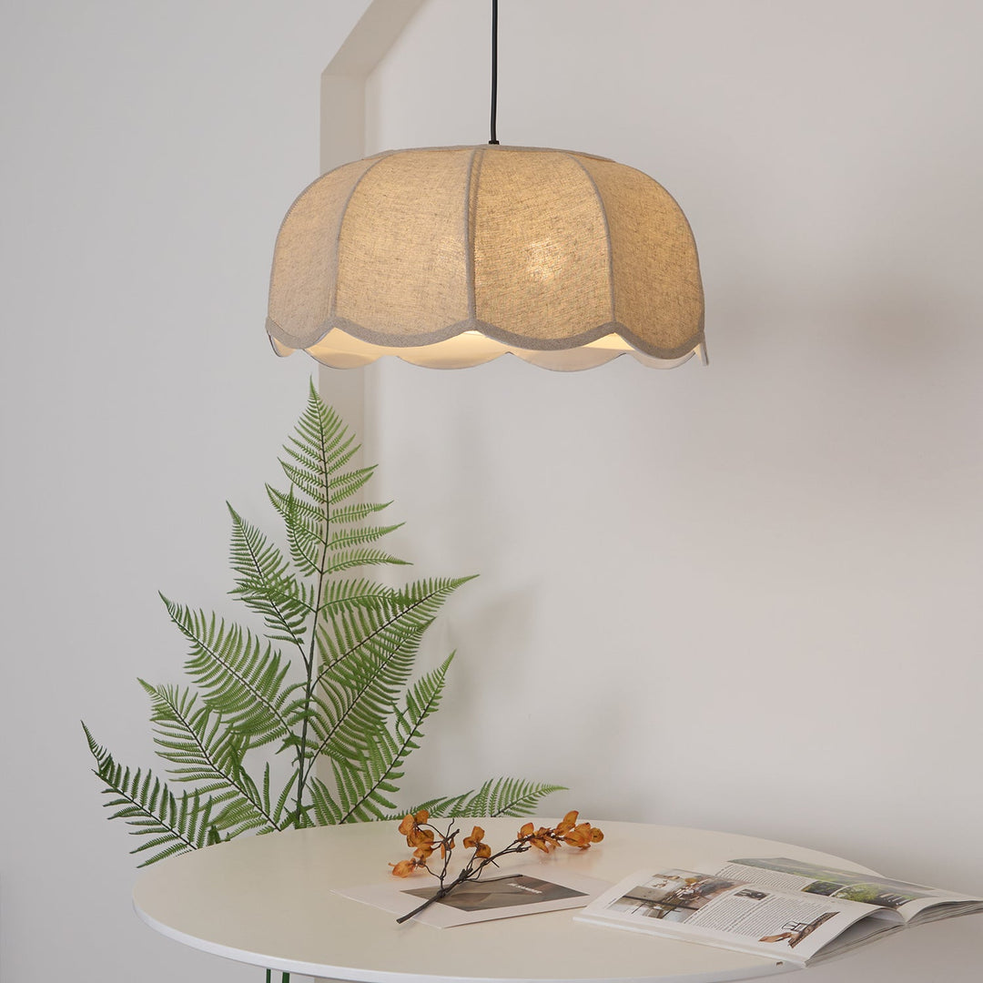 Lampa Wisząca z Liścia Bananowca