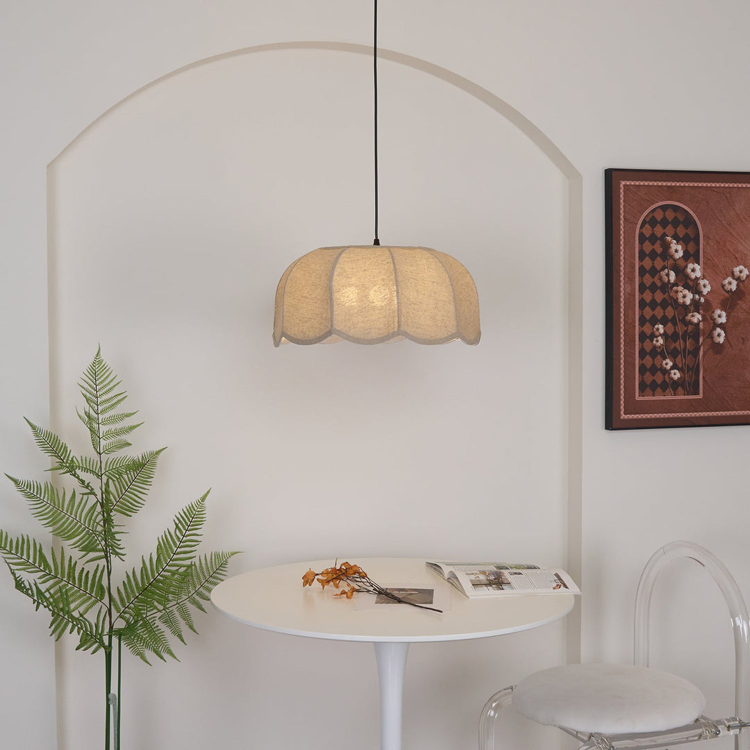 Lampa Wisząca z Liścia Bananowca