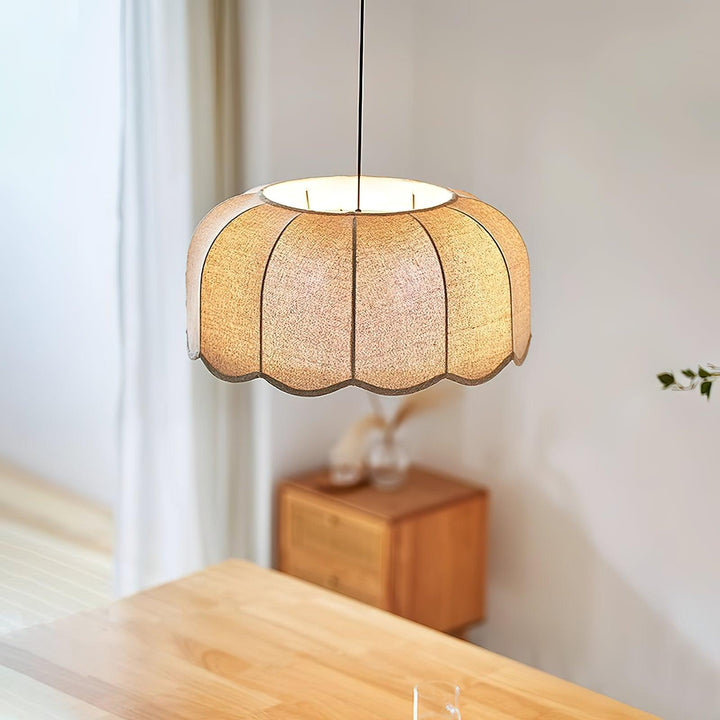 Lampa Wisząca z Liścia Bananowca