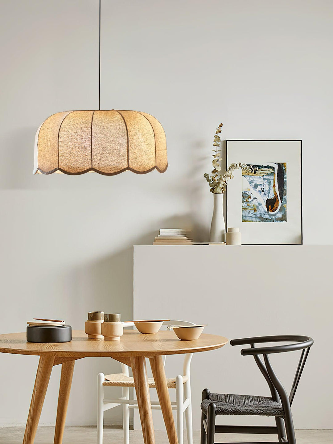 Lampa Wisząca z Liścia Bananowca