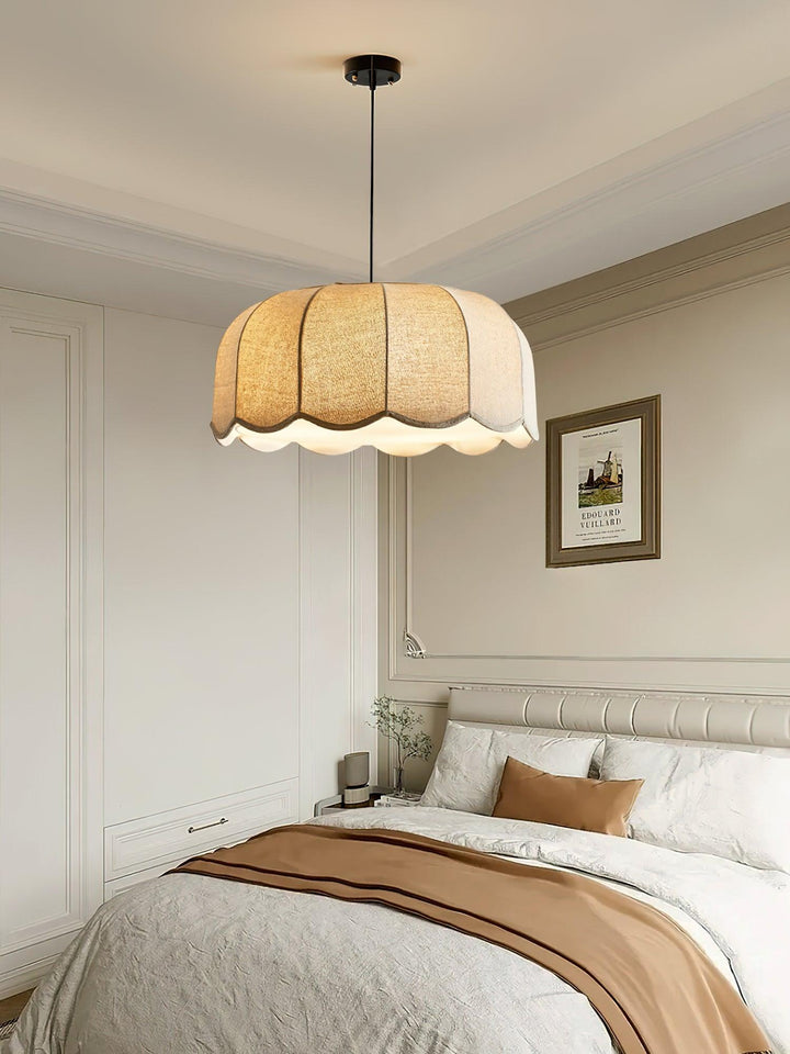 Lampa Wisząca z Liścia Bananowca