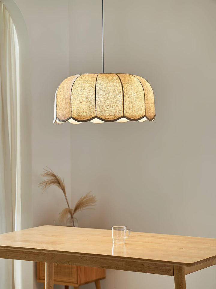 Lampa Wisząca z Liścia Bananowca