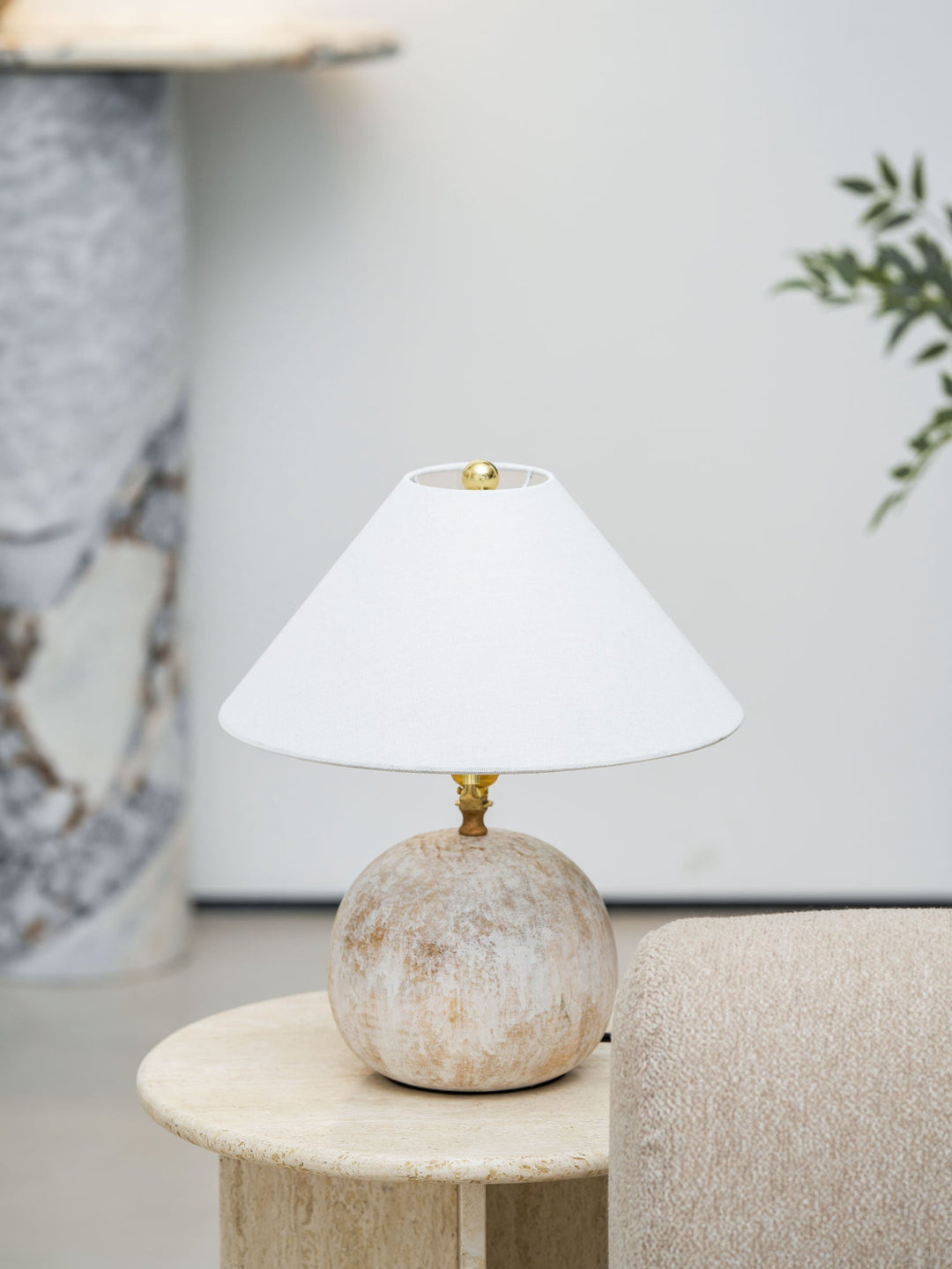 Lampa stołowa przy plaży