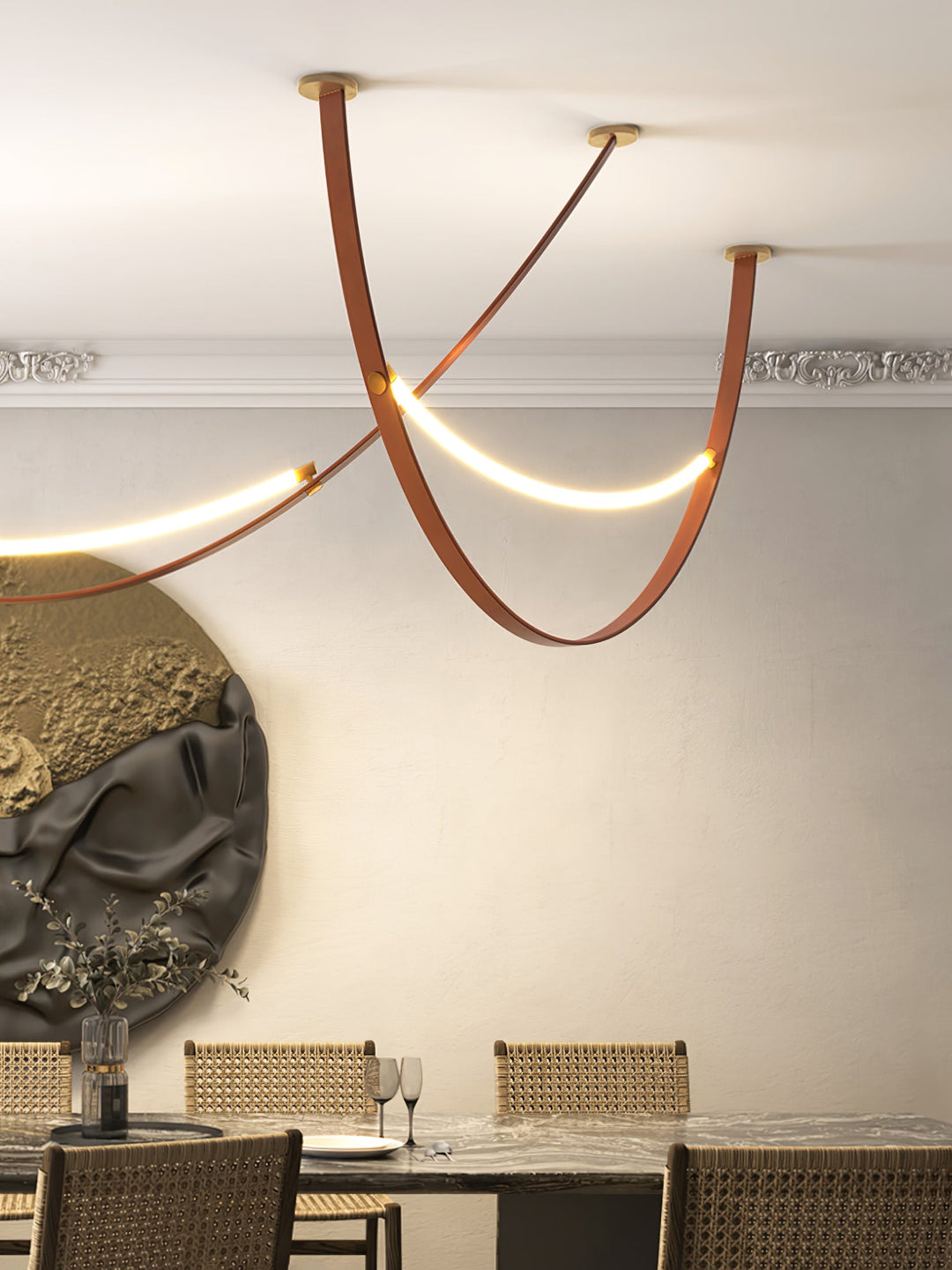 Lampa wisząca z zawieszką Belt