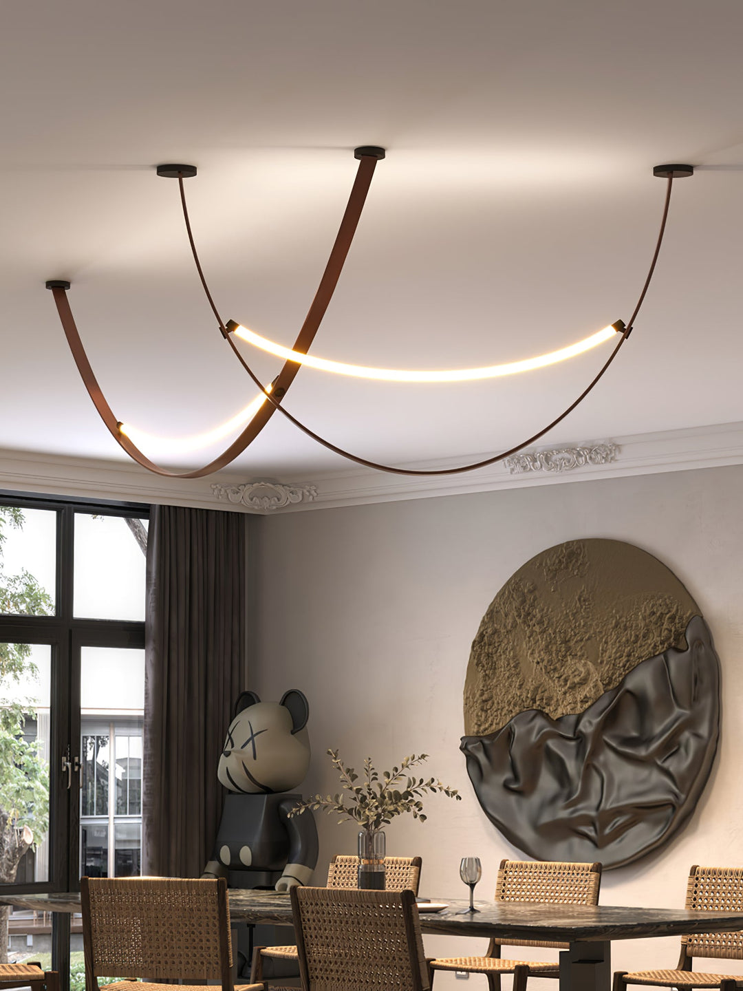 Lampa wisząca z zawieszką Belt
