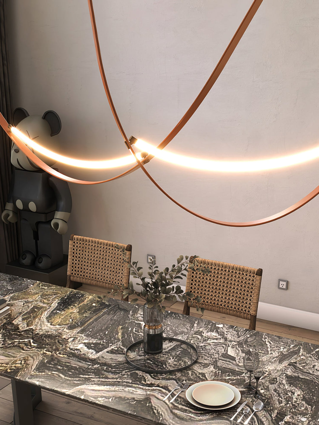 Lampa wisząca z zawieszką Belt