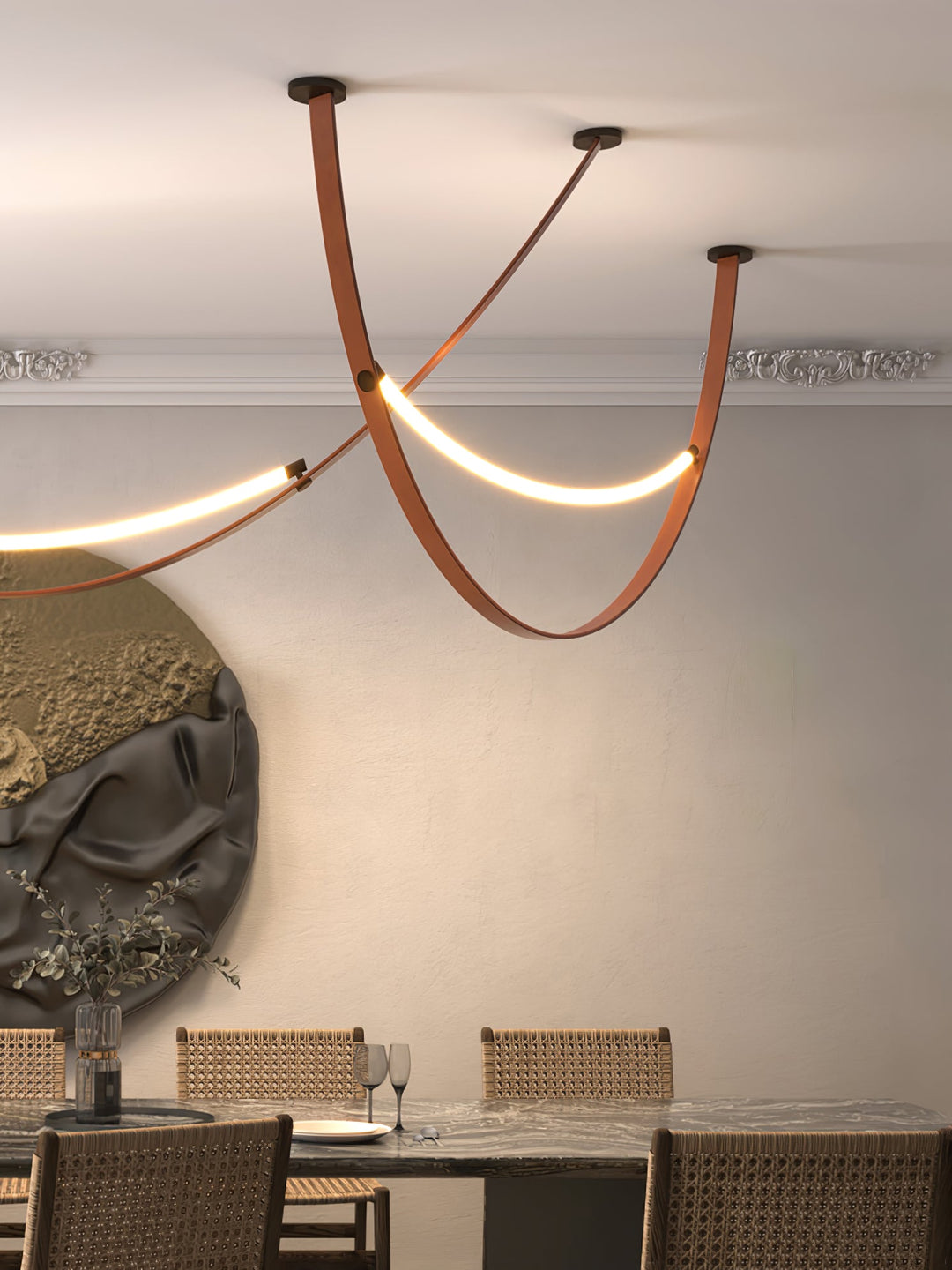 Lampa wisząca z zawieszką Belt