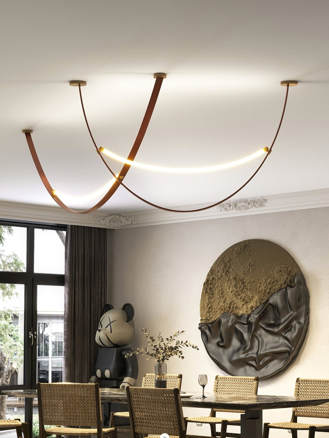 Lampa wisząca z zawieszką Belt