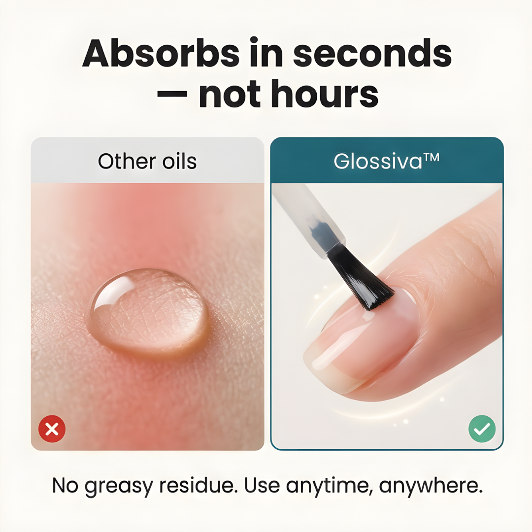 Glossiva - Olejek do paznokci i skórek z keratyną