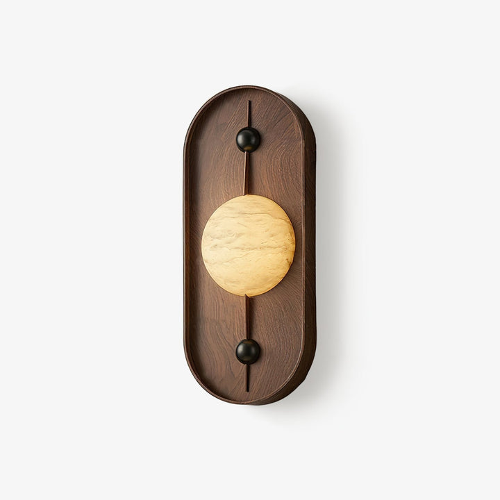 Lampa Ścienna Bezel Alabaster