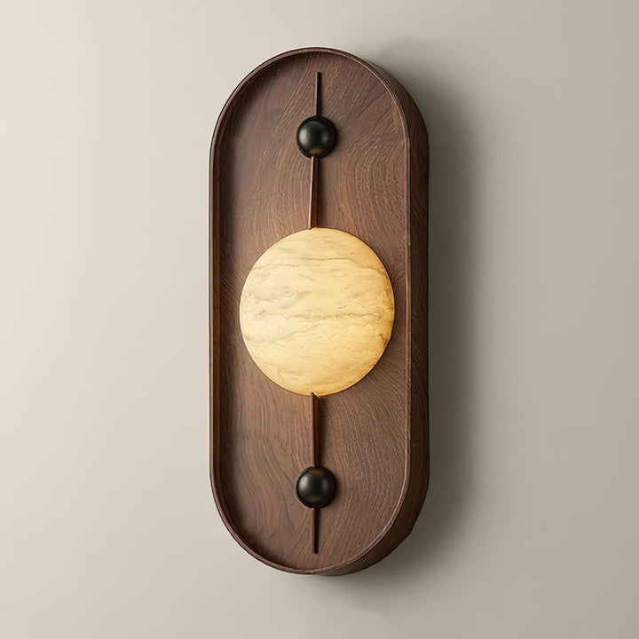 Lampa Ścienna Bezel Alabaster