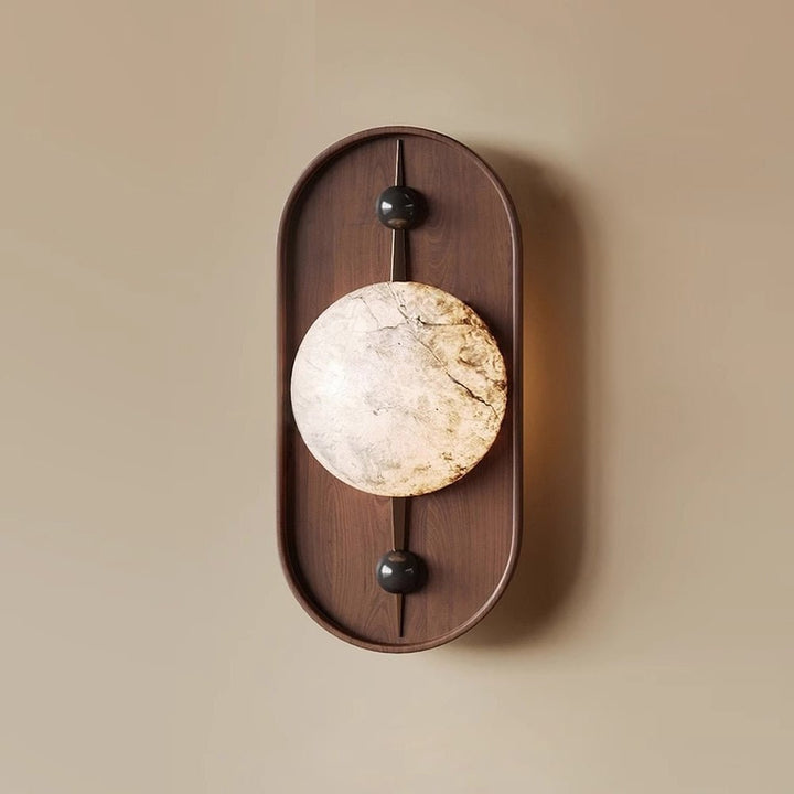 Lampa Ścienna Bezel Alabaster