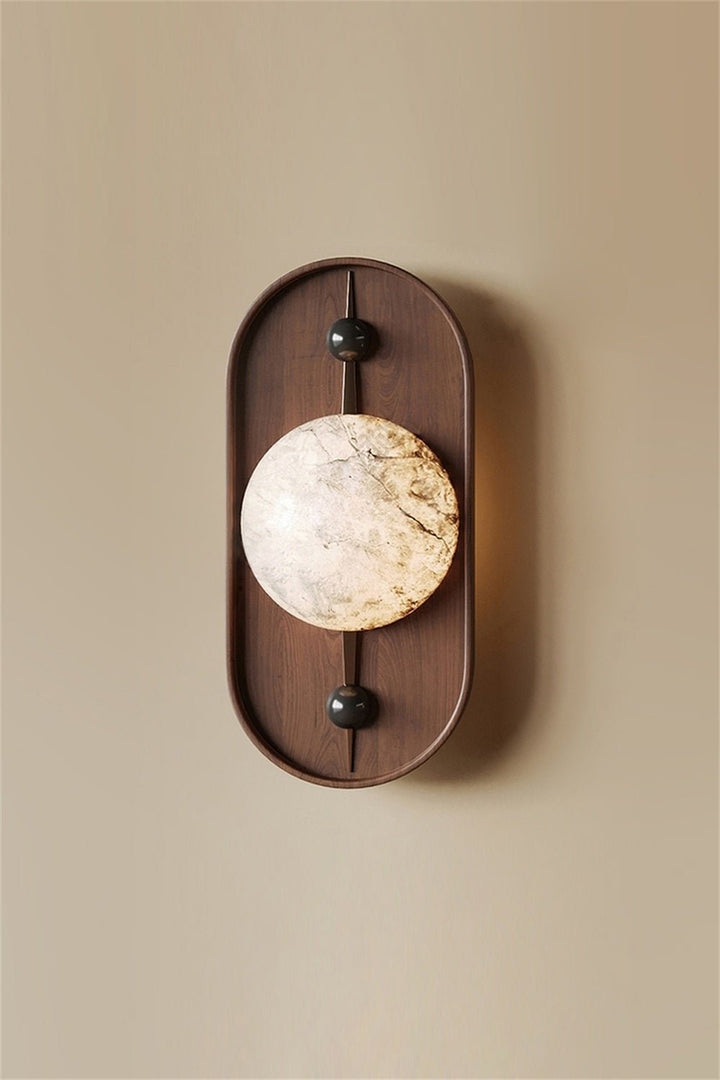 Lampa Ścienna Bezel Alabaster