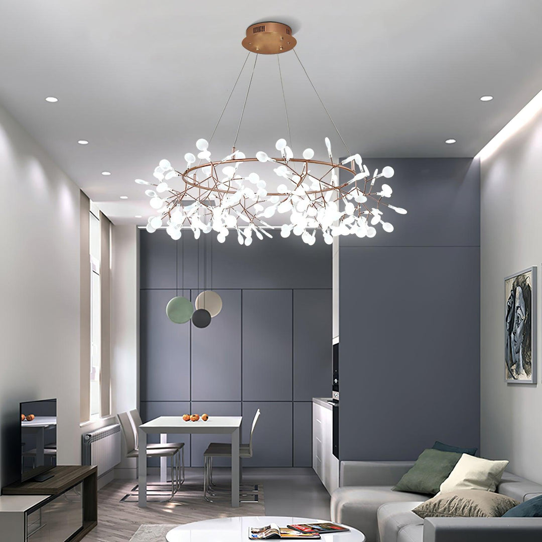 Duży Żyrandol LED Firefly