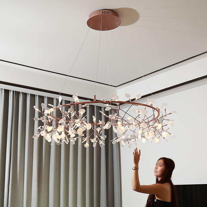 Duży Żyrandol LED Firefly