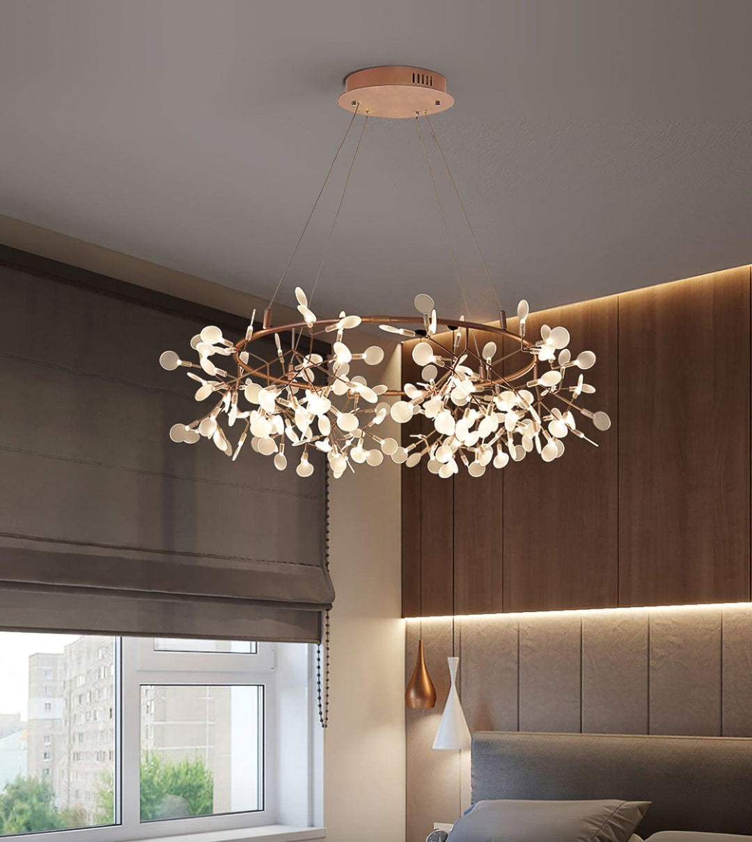 Duży Żyrandol LED Firefly