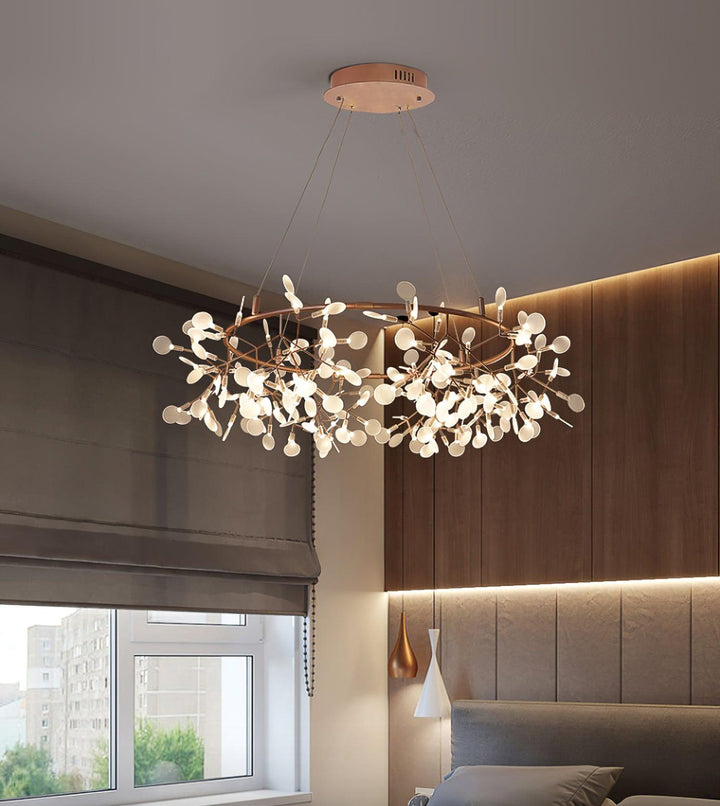 Duży Żyrandol LED Firefly