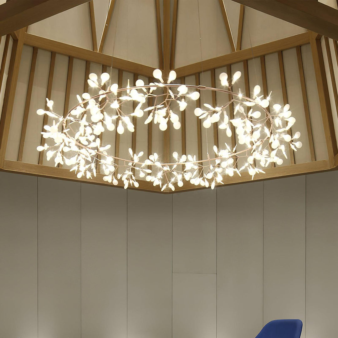 Duży Żyrandol LED Firefly