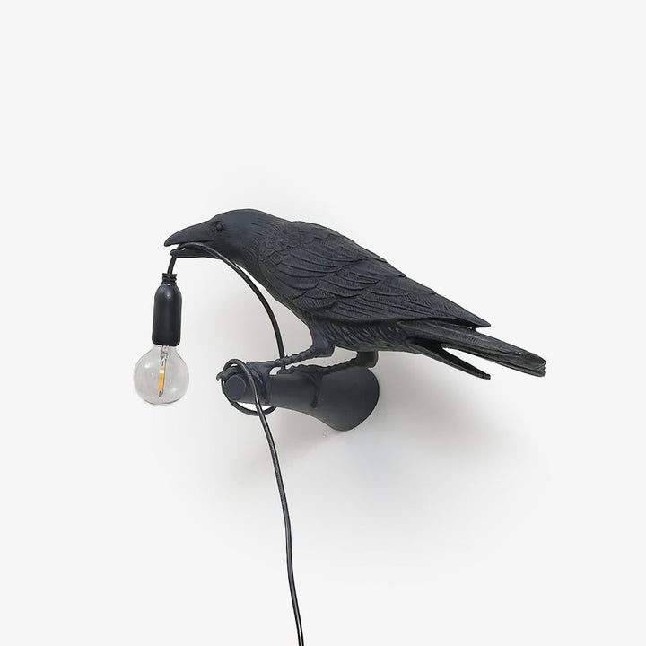 Lampa ścienna ptak