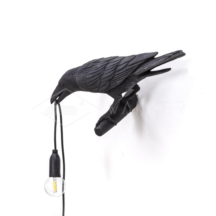 Lampa ścienna ptak