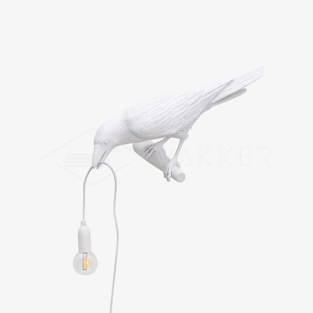 Lampa ścienna ptak