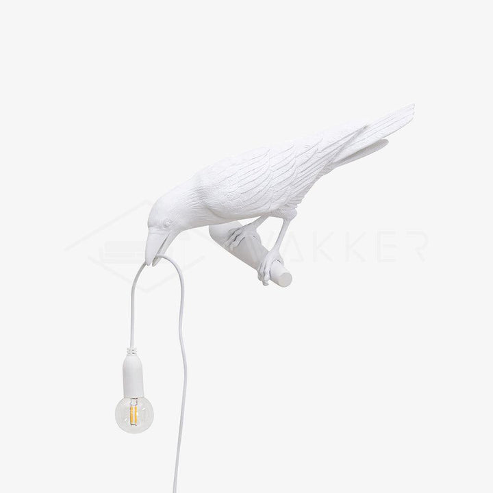 Lampa ścienna ptak