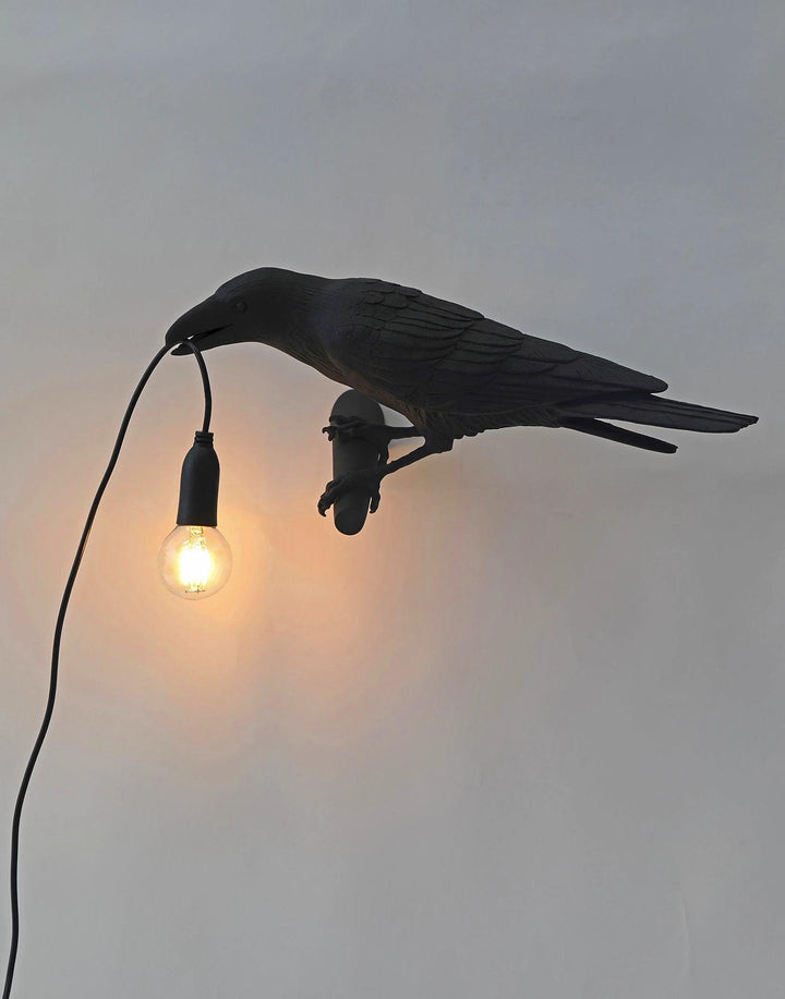 Lampa ścienna ptak