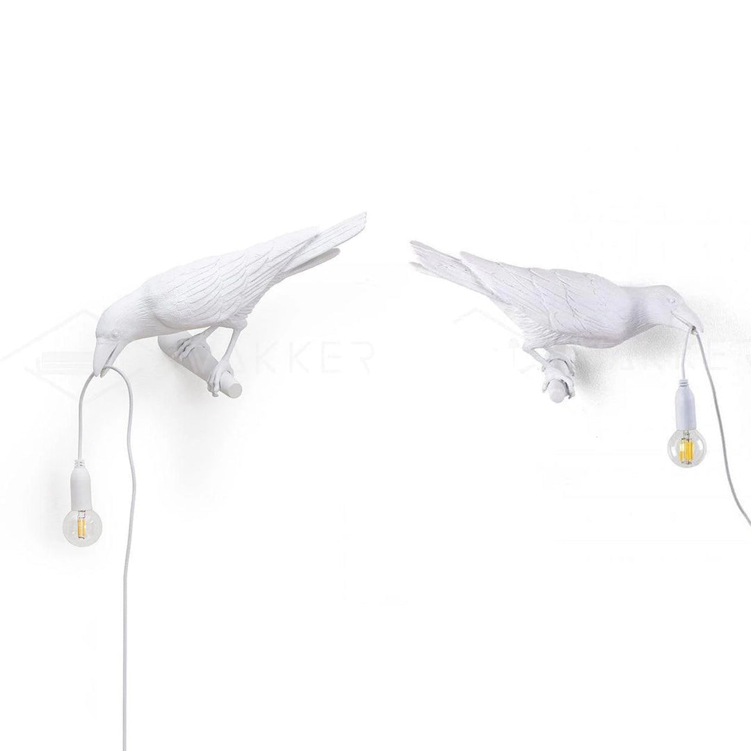 Lampa ścienna ptak