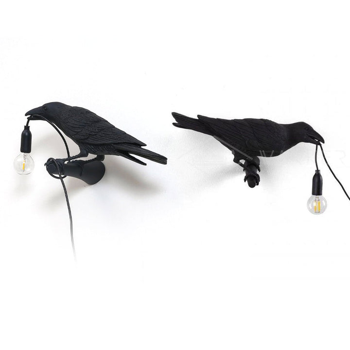 Lampa ścienna ptak