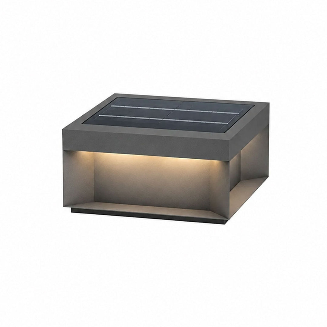 Czarna Lampa Postowa na Zewnątrz