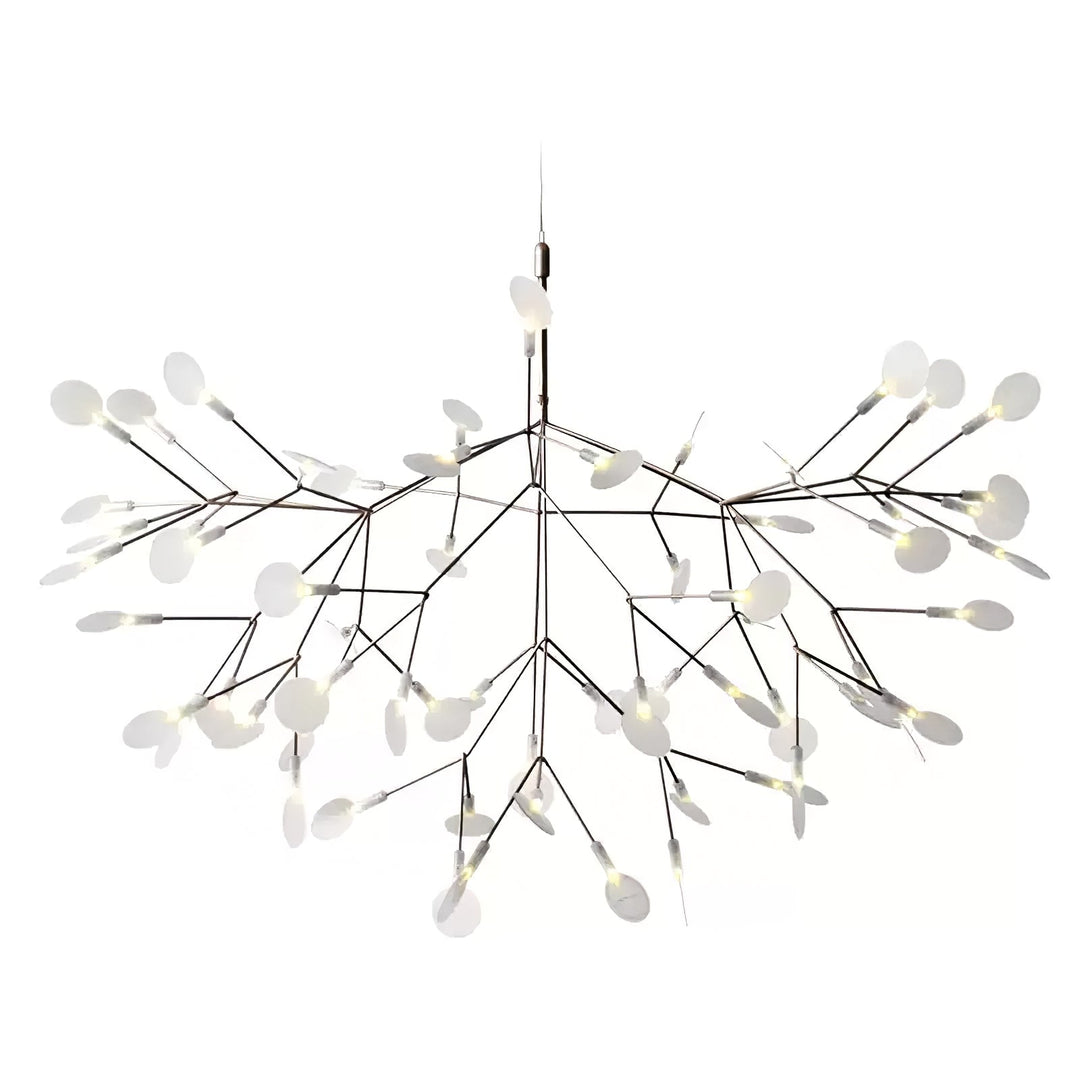 Czarny żyrandol LED Firefly