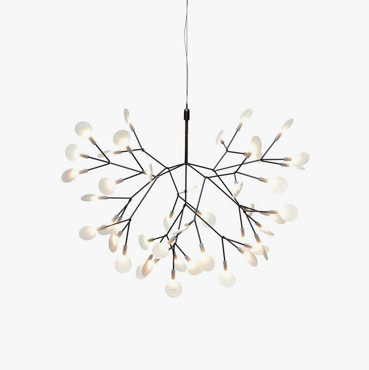 Czarny żyrandol LED Firefly