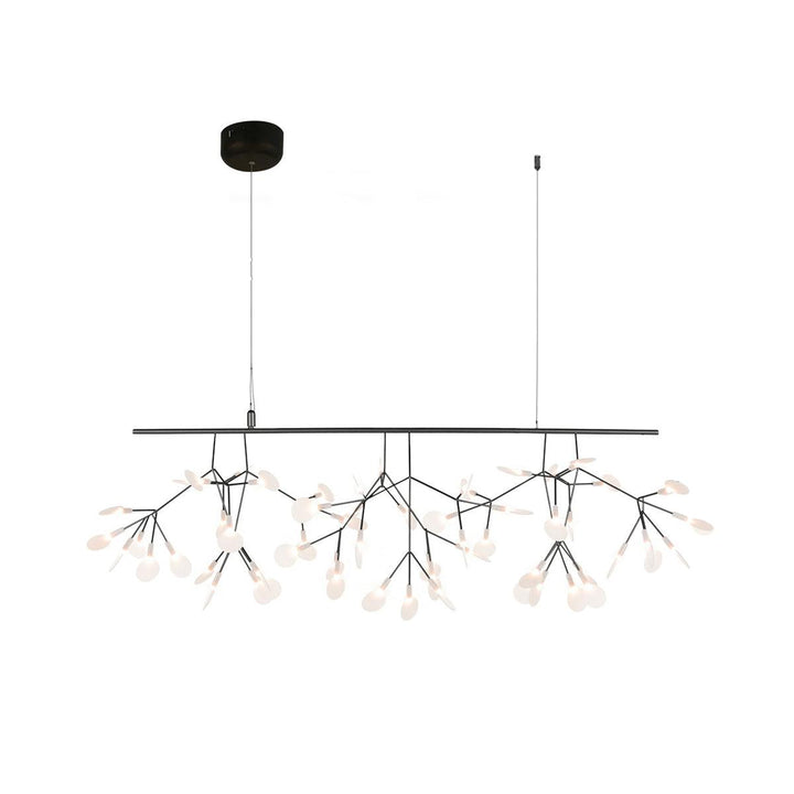 Czarny żyrandol LED Firefly