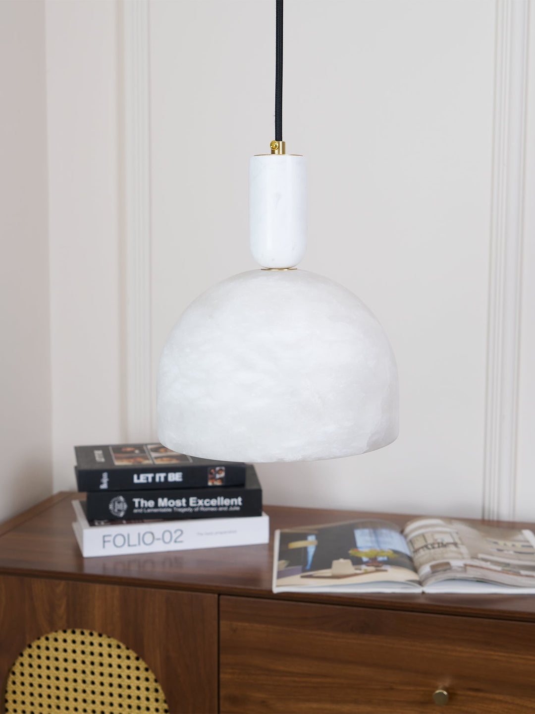 Lampa wisząca Blair Alabaster