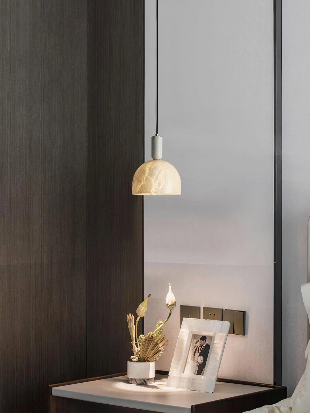 Lampa wisząca Blair Alabaster