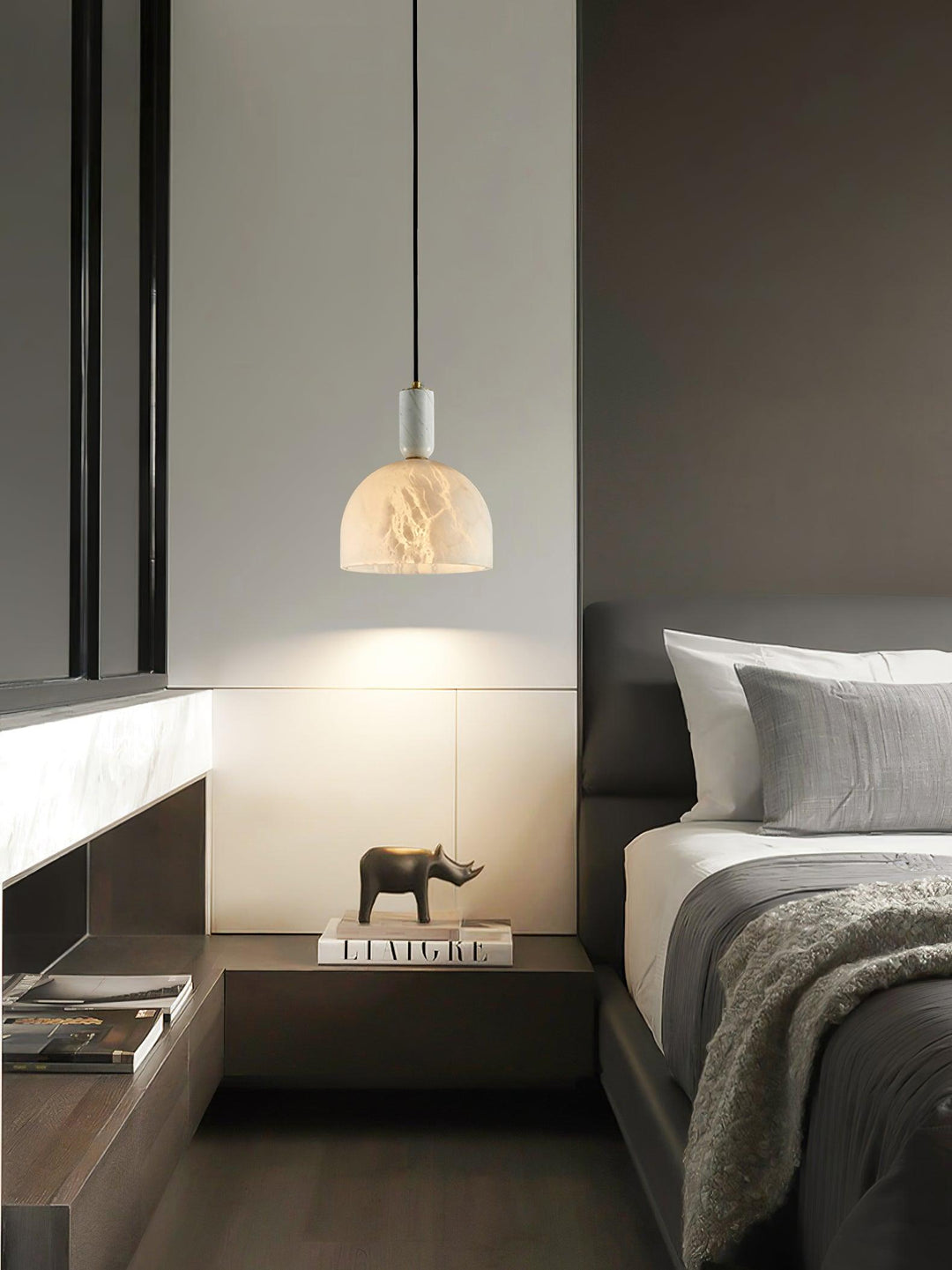 Lampa wisząca Blair Alabaster