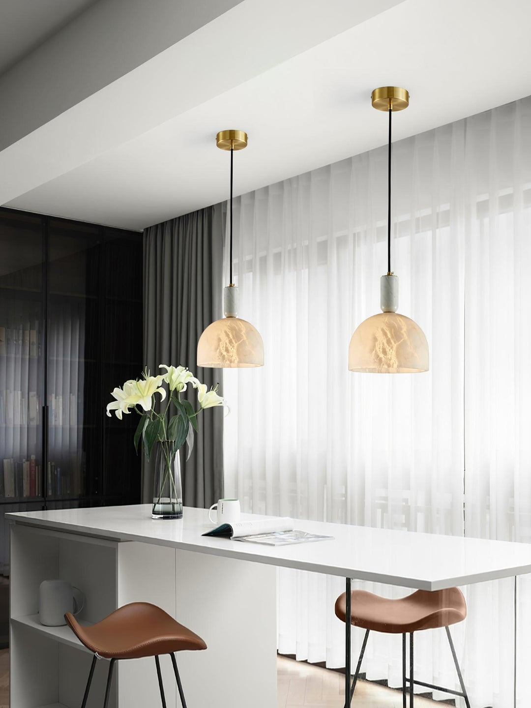 Lampa wisząca Blair Alabaster