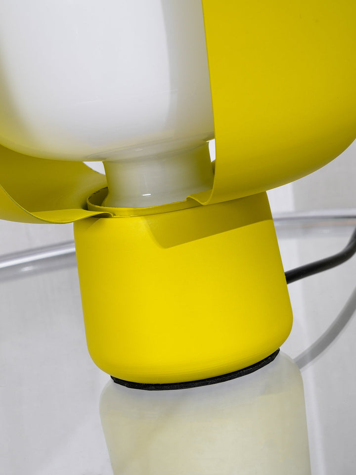 Szklana lampa stołowa Petals