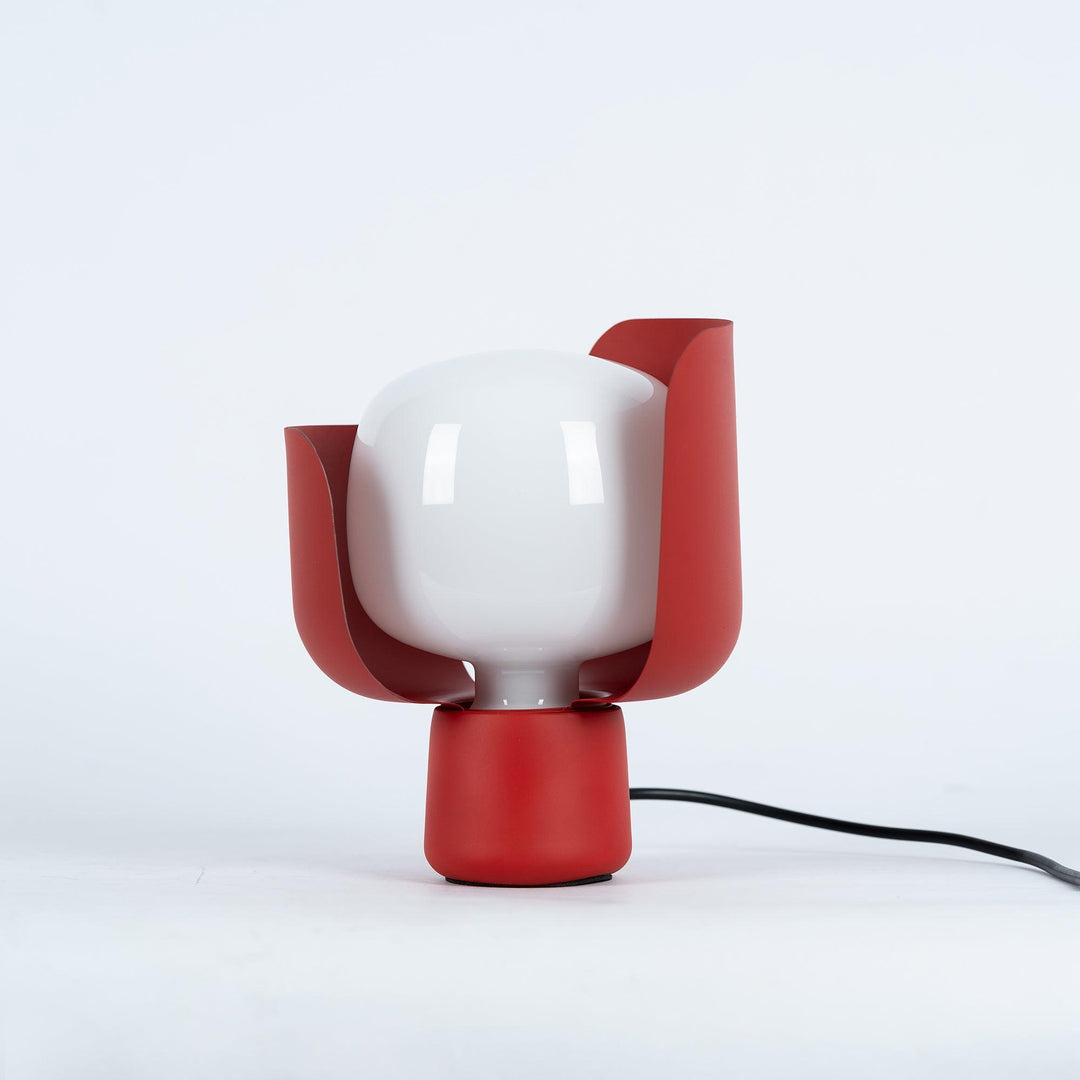 Szklana lampa stołowa Petals