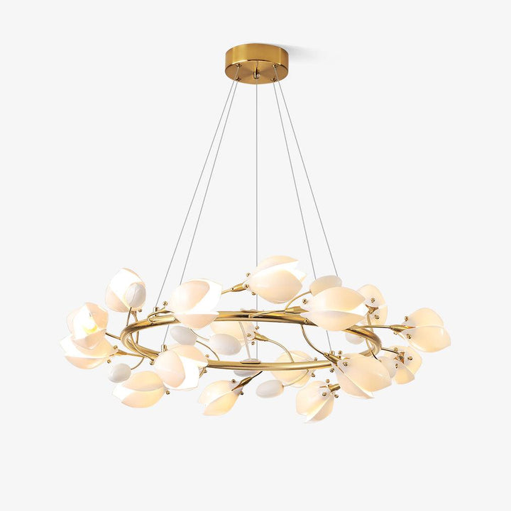 Żyrandol Porcelanowy Magnolia