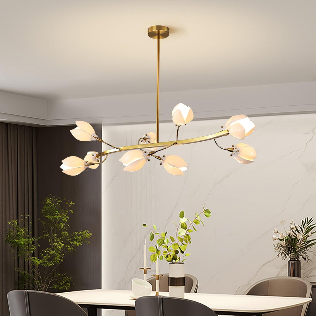 Żyrandol Porcelanowy Magnolia