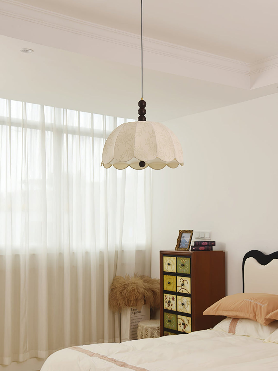 Lampa wisząca z tkaniny Blossom