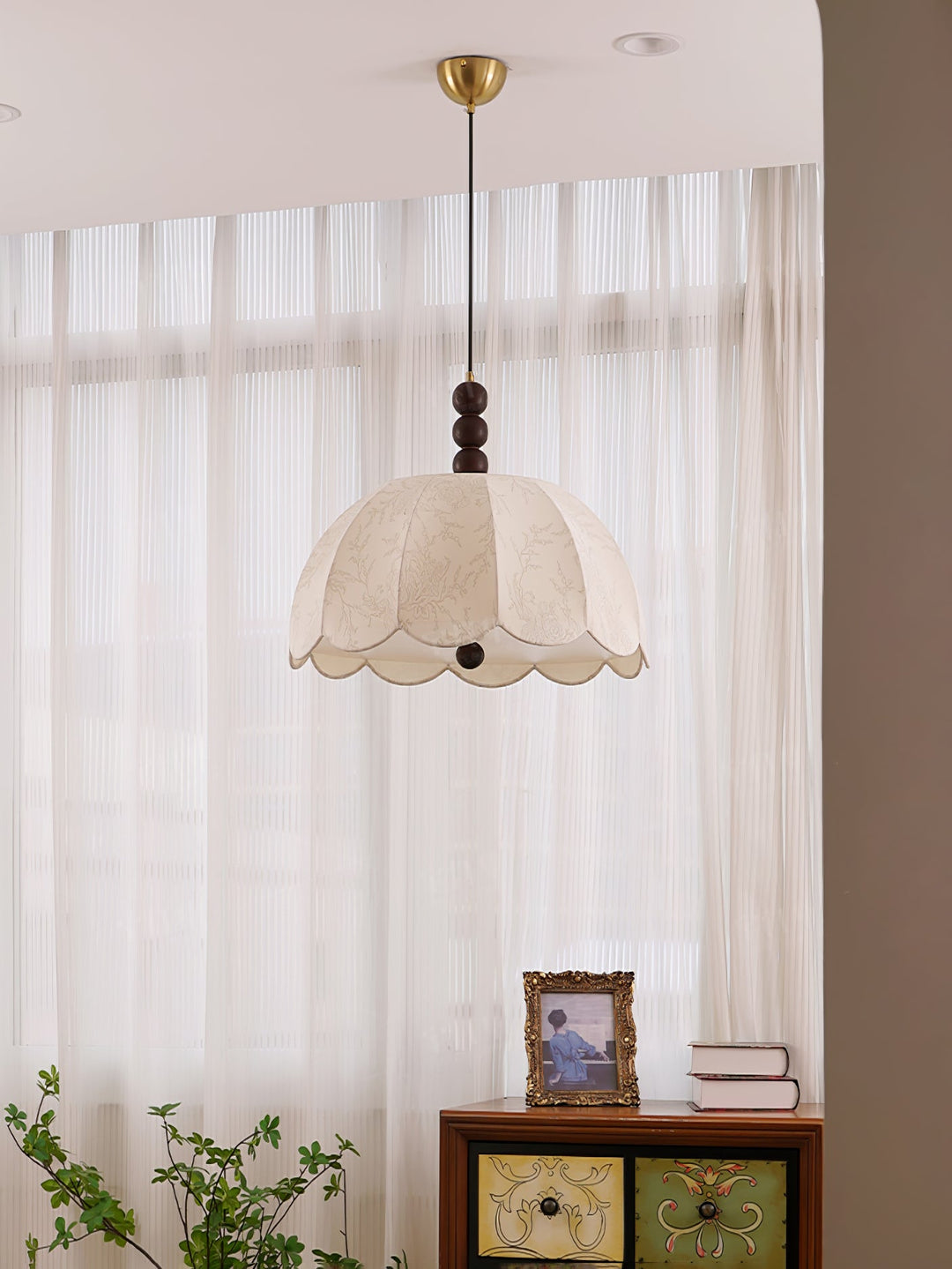 Lampa wisząca z tkaniny Blossom